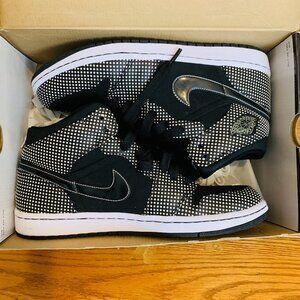 Nike Jordan 1 Retro Polka Dot Black White 136065-011 Size 11.5 With Box